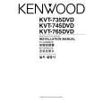 KENWOOD KVT-735DVD Owner's Manual cover photo