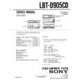 SONY LBTD905CD Service Manual cover photo