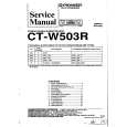 PIONEER CT-W503R Service Manual cover photo