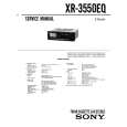 SONY XR-3550EQ Service Manual cover photo