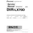 PIONEER DVR-LX70D/WVXK5 Service Manual cover photo