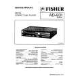 FISHER AD931 Service Manual cover photo
