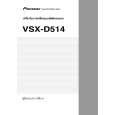 PIONEER VSX-D514-S/NTXJI Owner's Manual cover photo