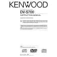 KENWOOD DVS700 Owner's Manual cover photo