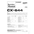 PIONEER CX644 Service Manual cover photo