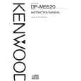 KENWOOD DP-M5520 Owner's Manual cover photo