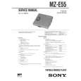 SONY MZE55 Service Manual cover photo