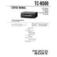 SONY TC-N500 Service Manual cover photo