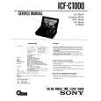 SONY ICFC1000 Service Manual cover photo