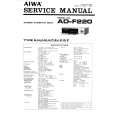 AIWA AD-F220 Service Manual cover photo