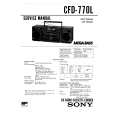SONY CFD770L Service Manual cover photo