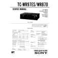 SONY TCWR870 Service Manual cover photo