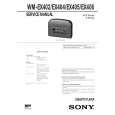 SONY WMEX402 Service Manual cover photo