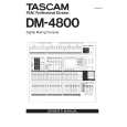 TEAC DM-4800 Owner's Manual cover photo
