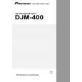 PIONEER DJM-400/WYSXJ5 Owner's Manual cover photo