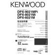KENWOOD DPX-8021MI Owner's Manual cover photo