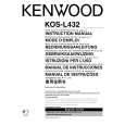 KENWOOD KOS-L432 Owner's Manual cover photo