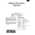 ONKYO DX702 Service Manual cover photo