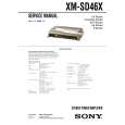 SONY XMSD46X Service Manual cover photo