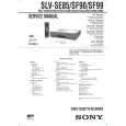 SONY SLVSE85 Service Manual cover photo