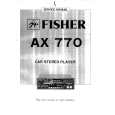FISHER AX770 Service Manual cover photo