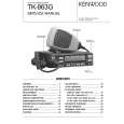 KENWOOD TK863G Service Manual cover photo