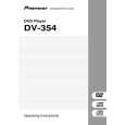 PIONEER DV-354/KUXJ/CA Owner's Manual cover photo