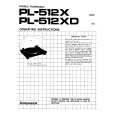 PIONEER PL-512XD Service Manual cover photo