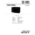 SONY SSSR3 Service Manual cover photo