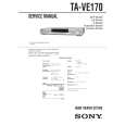 SONY TAVE170 Service Manual cover photo