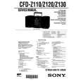 SONY CFDZ110 Service Manual cover photo