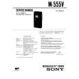 SONY M555V Service Manual cover photo