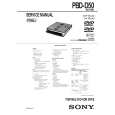 SONY PBDD50 Service Manual cover photo