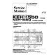 PIONEER KEH1550 X1M/ES Service Manual cover photo