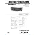 SONY MDXC6400R Service Manual cover photo