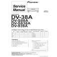 PIONEER DV-S838A Service Manual cover photo