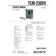 SONY TCM230DV Service Manual cover photo