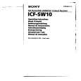 SONY ICF-SW10 Owner's Manual cover photo