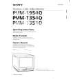 SONY PVM-1351Q Owner's Manual cover photo