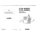 CASIO CTK625L Owner's Manual cover photo