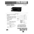 SONY STR-AV880 Service Manual cover photo