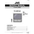 JVC TV20F243 Service Manual cover photo