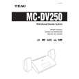 TEAC MC-DV250 Owner's Manual cover photo
