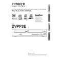 HITACHI DVPF3E Owner's Manual cover photo