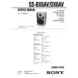 SONY SSDX6AV Service Manual cover photo