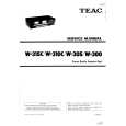 TEAC W300 Service Manual cover photo