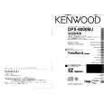 KENWOOD DPX-8000MJ Owner's Manual cover photo