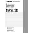 PIONEER PDP-S53-LR Service Manual cover photo