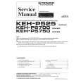 PIONEER KEH-P525UC Service Manual cover photo
