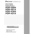PIONEER PDP-5014/KUC Owner's Manual cover photo